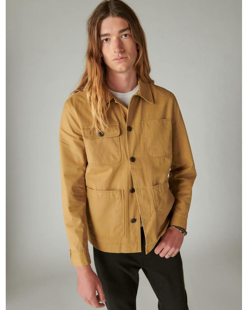 Lucky Brand Green Chore Jacket for men