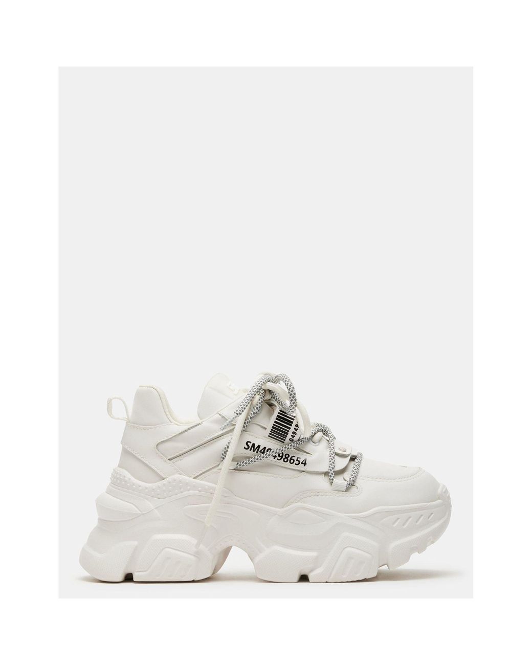 Steve madden white leather best sale