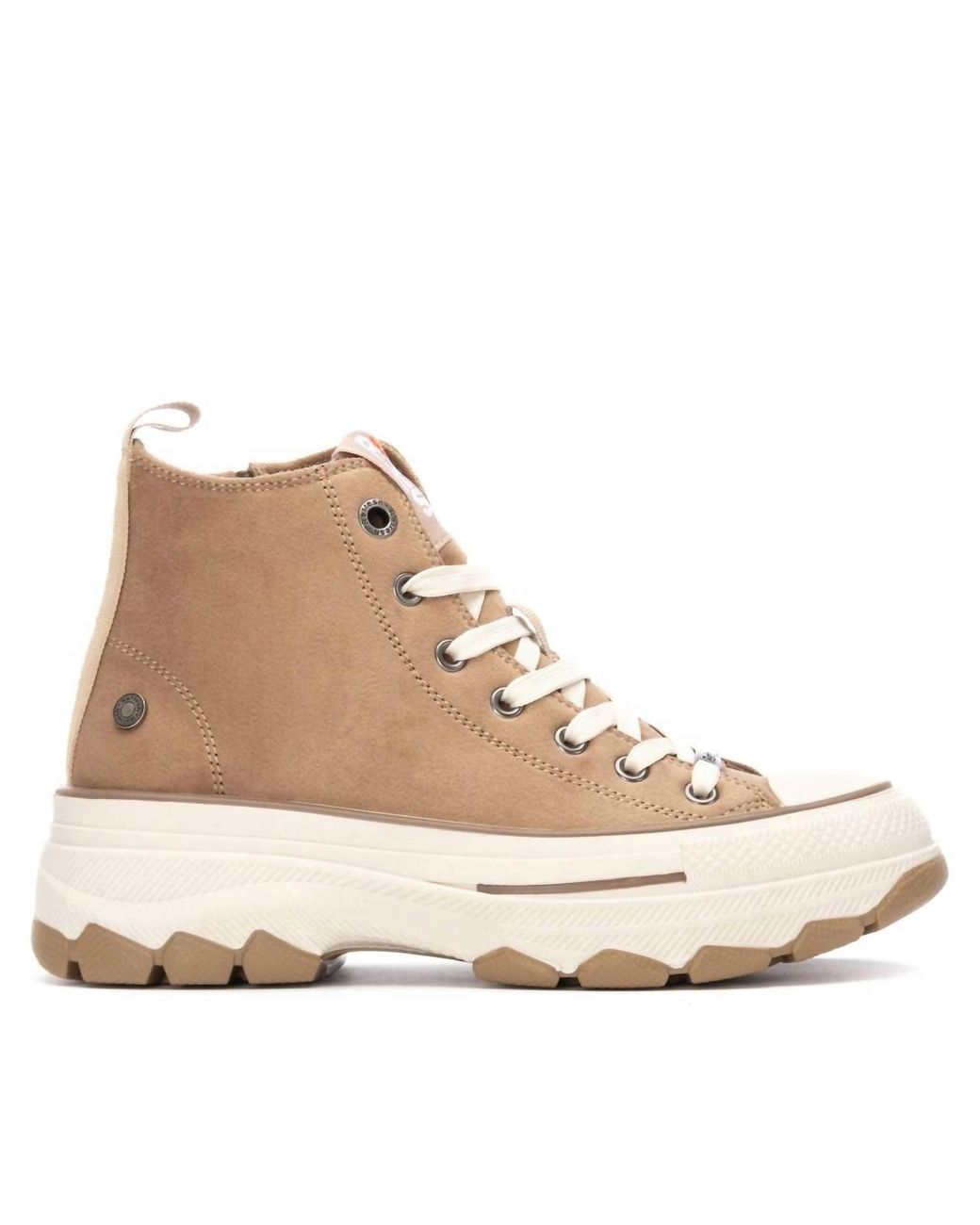 Xti Natural Refresh Lace Up Ankle Booties