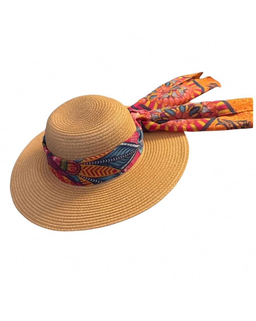 Style & Co. Orange Straw Sun Hat