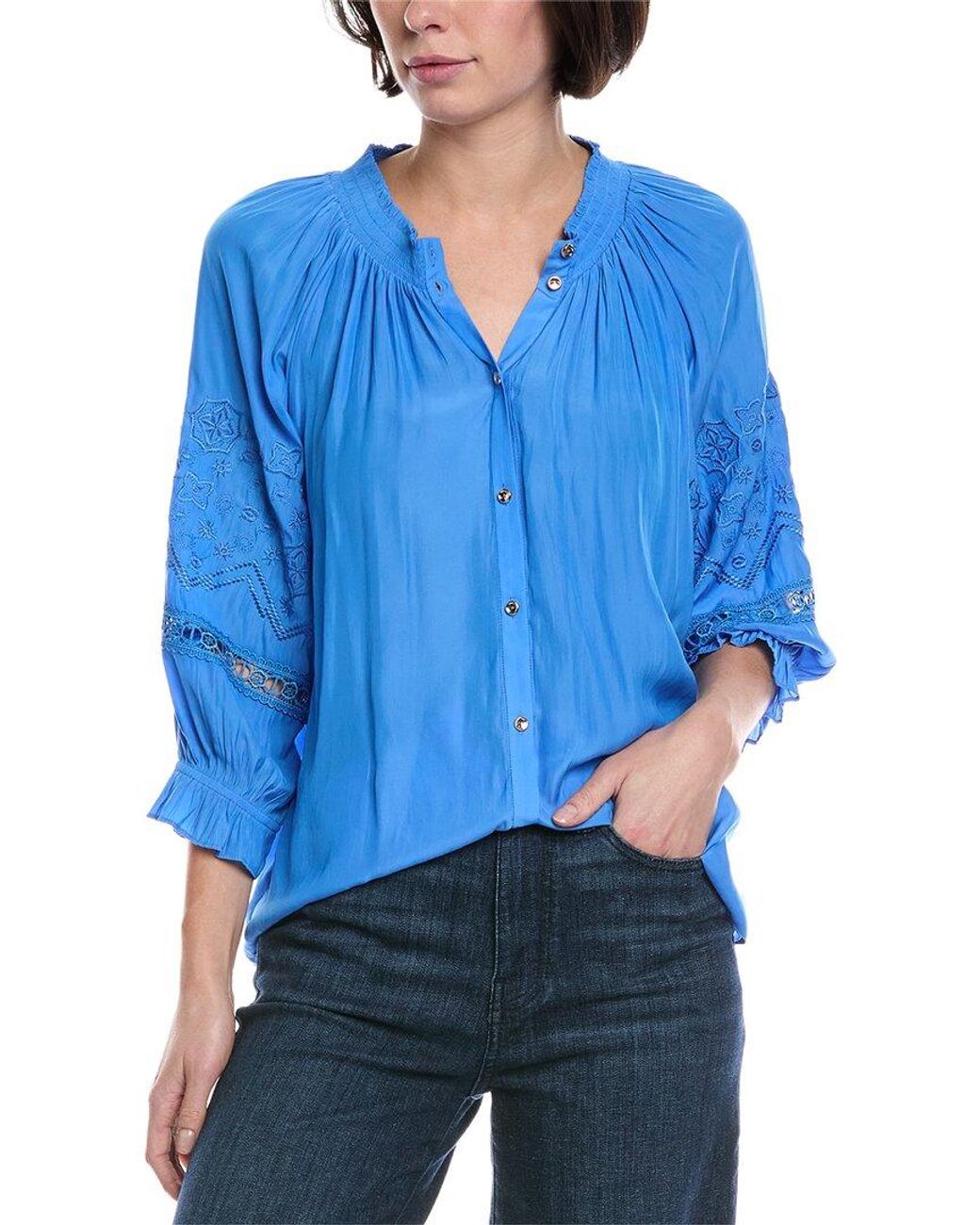 Ramy Brook Blue Maddy Top