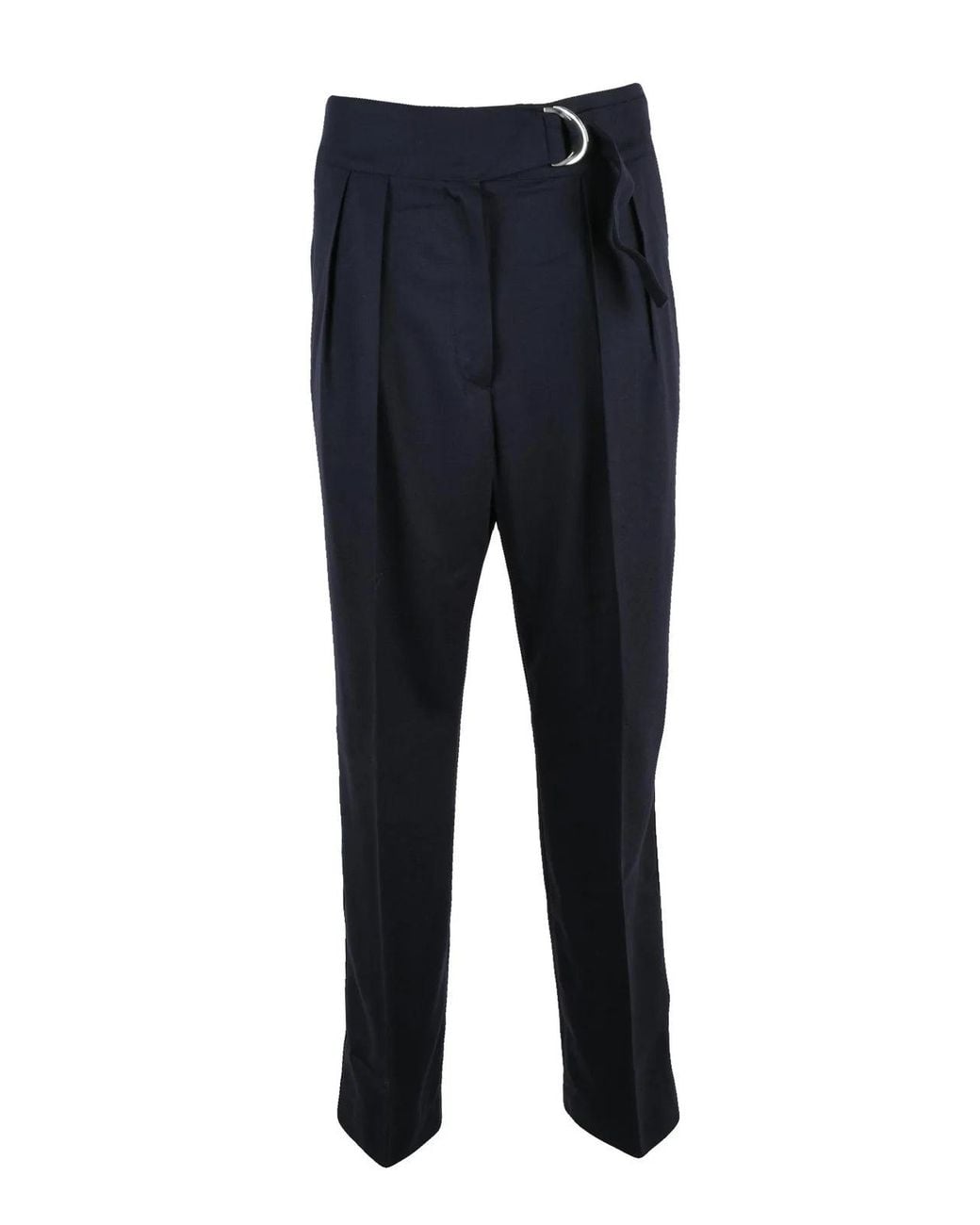Barena Blue Belted Virgin Wool Pants