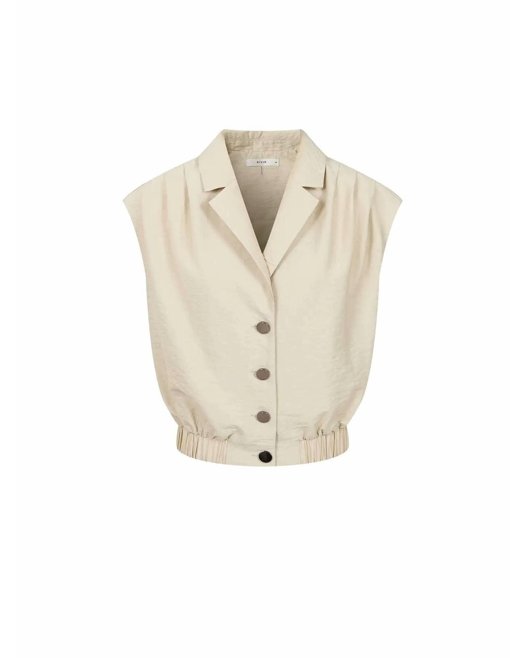 Riviera White Crop Tailor Jacket