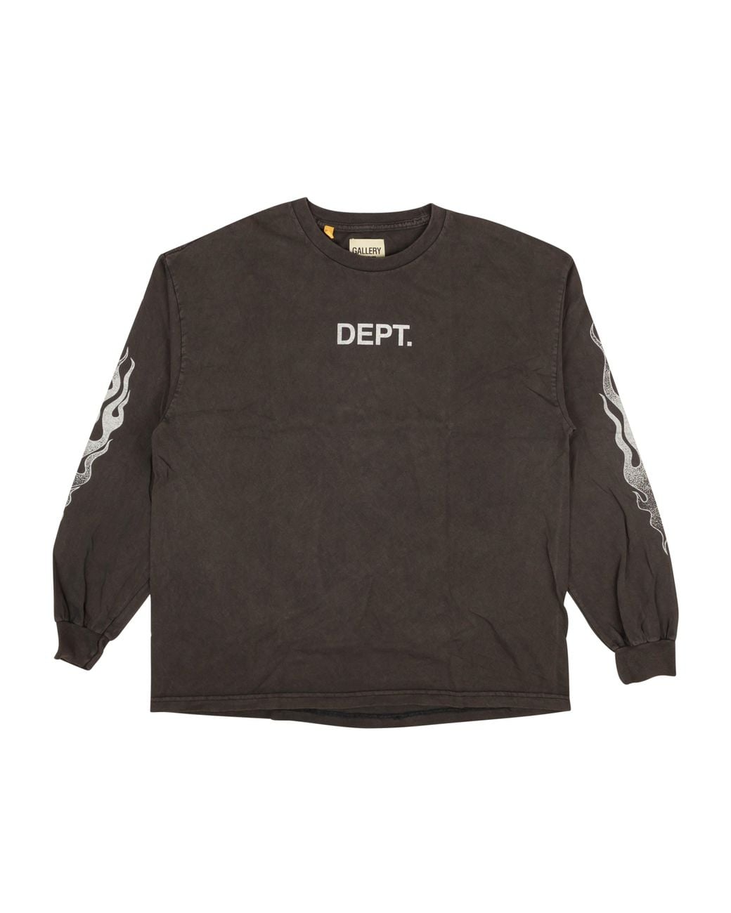 GALLERY DEPT. Flames Logo Long Sleeve T-Shirt in Black for Men | Lyst