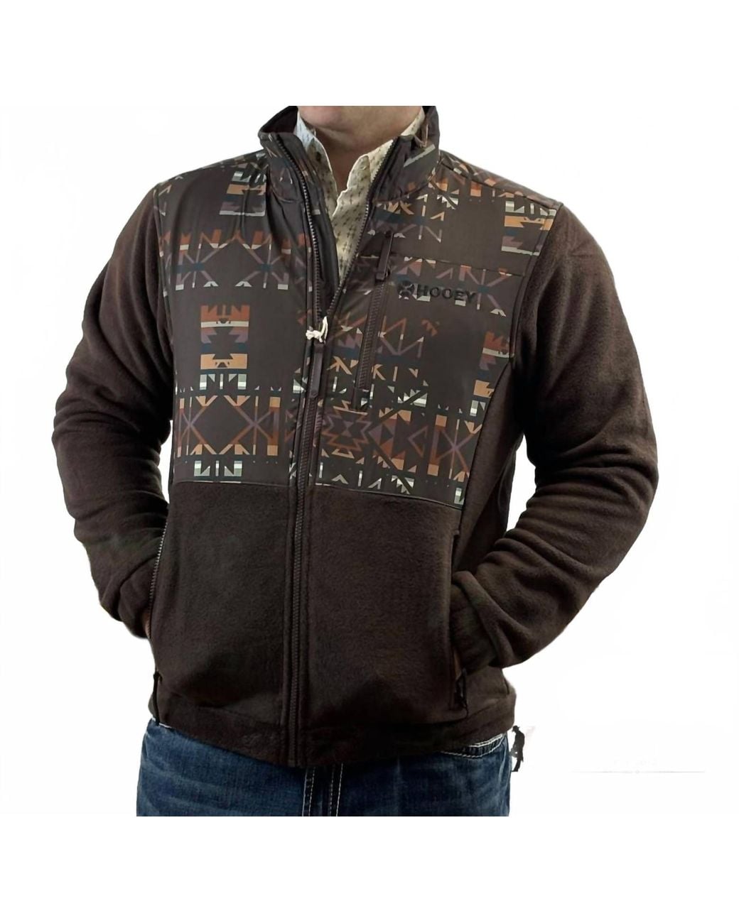 Hooey Black Tech Full Zip Jacket for men