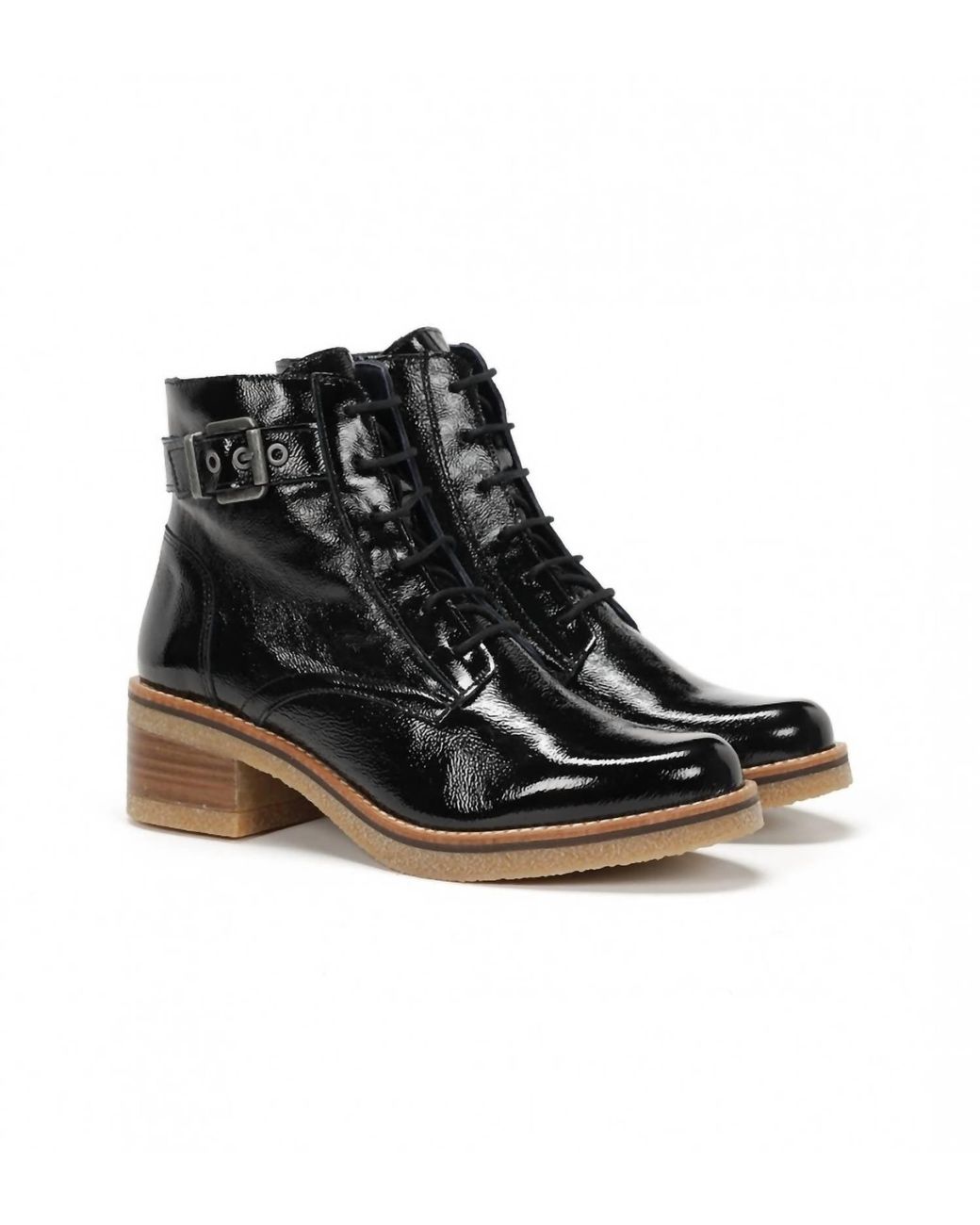 Fluchos Black Lucero Ankle Boot