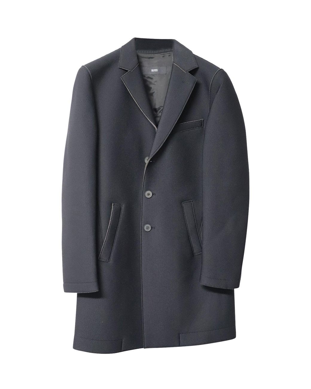 Boss Blue Boss Single-Breasted Coat for men