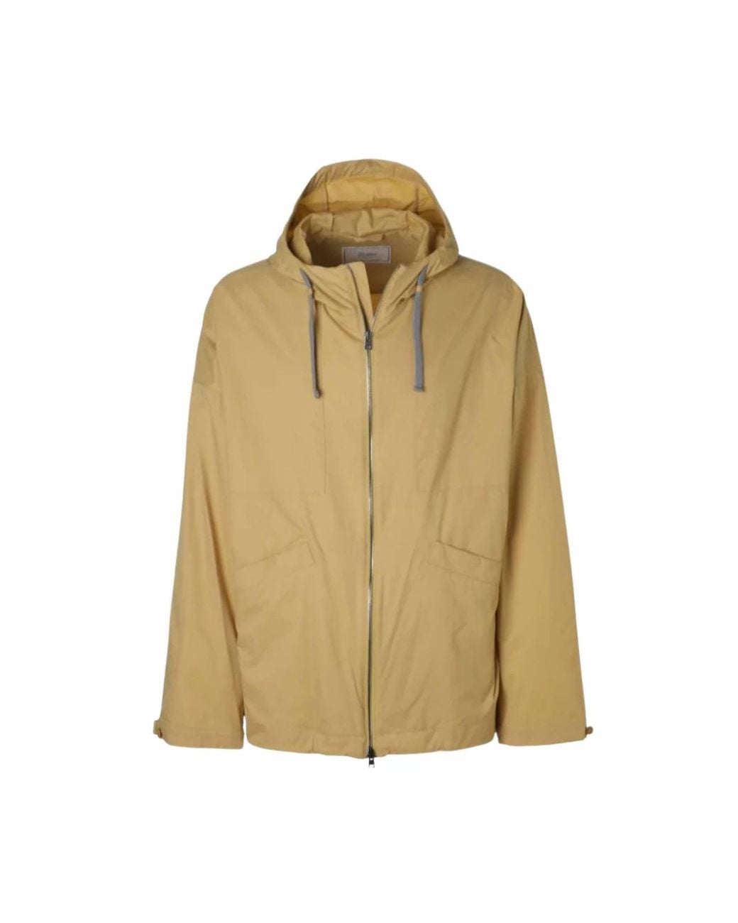 Herno Natural Hooded Zip-Up Windbreaker Jacket for men