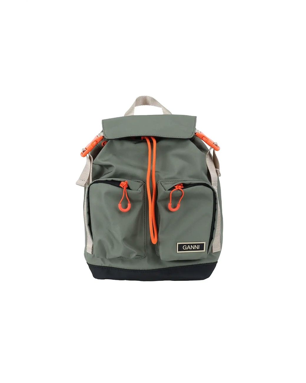 Ganni Seasonal Recycled Tech Backpack in Green Lyst