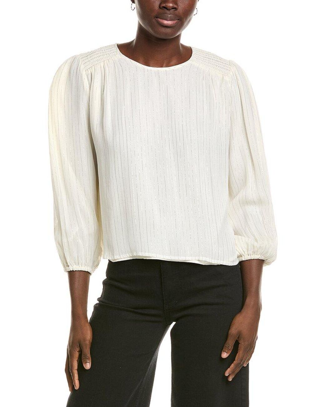 Michael Stars White Dolly Blouse