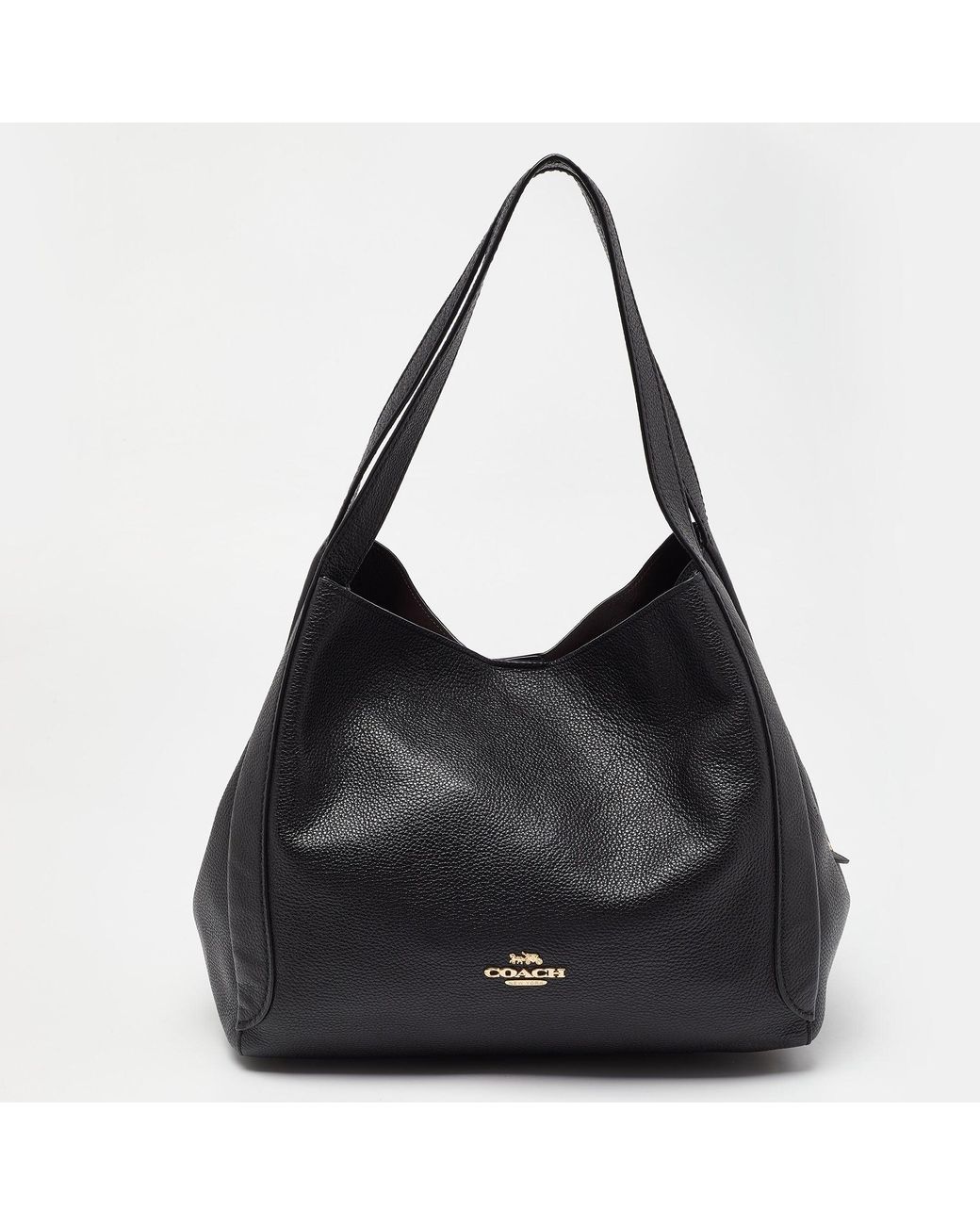 COACH Leather Hadley Hobo in Black Lyst
