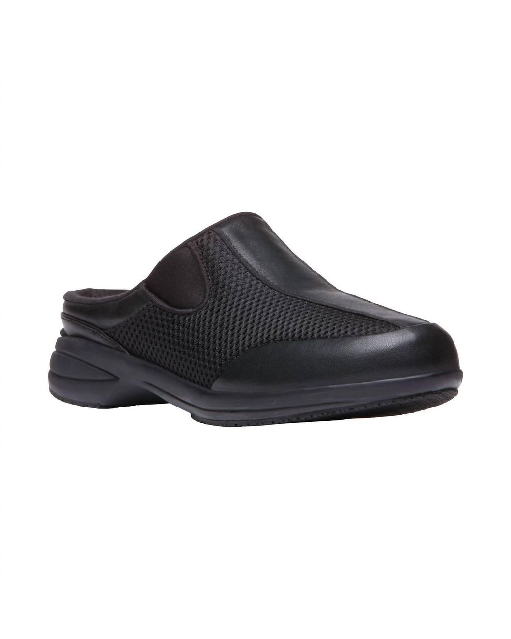 Propet Black Washable Walker Slide