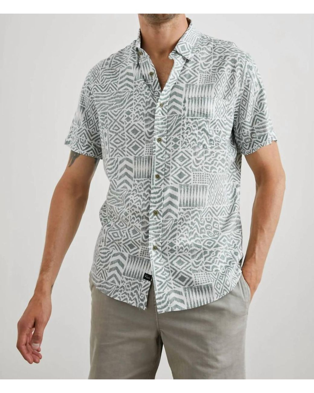 Rails Gray Carson Shirt for men