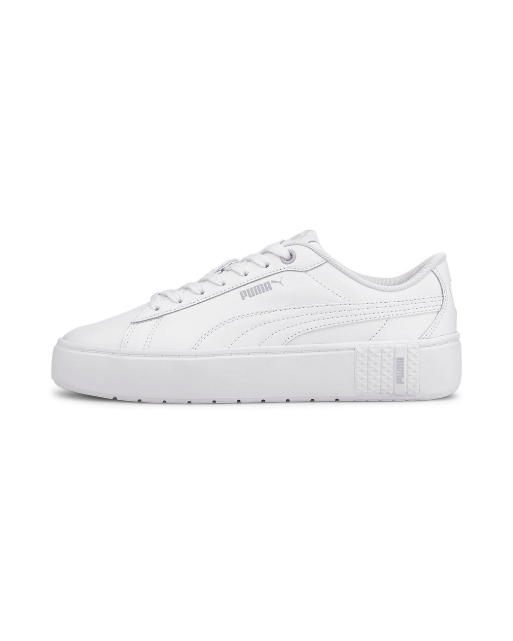 PUMA Smash Platform V2 Sneakers in White | Lyst