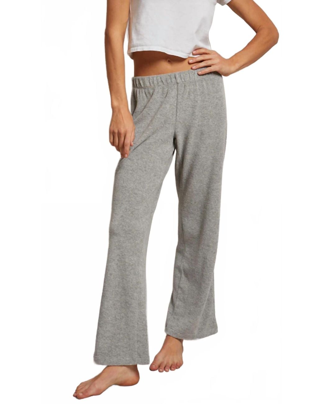 PERFECTWHITETEE Gray Katie Pants