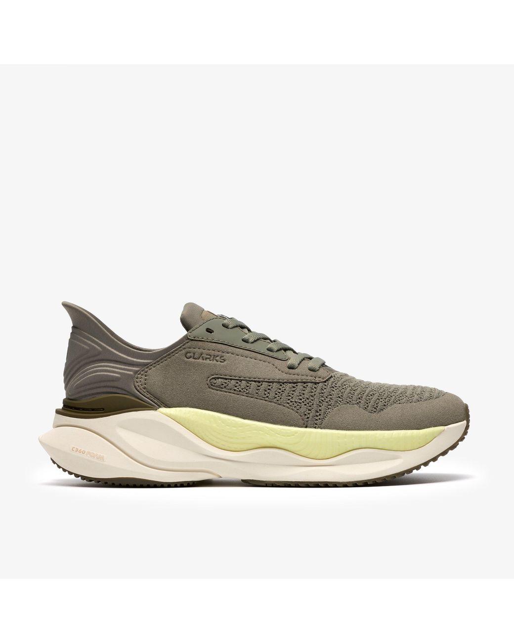 Clarks Gray Pace Walk Sage for men