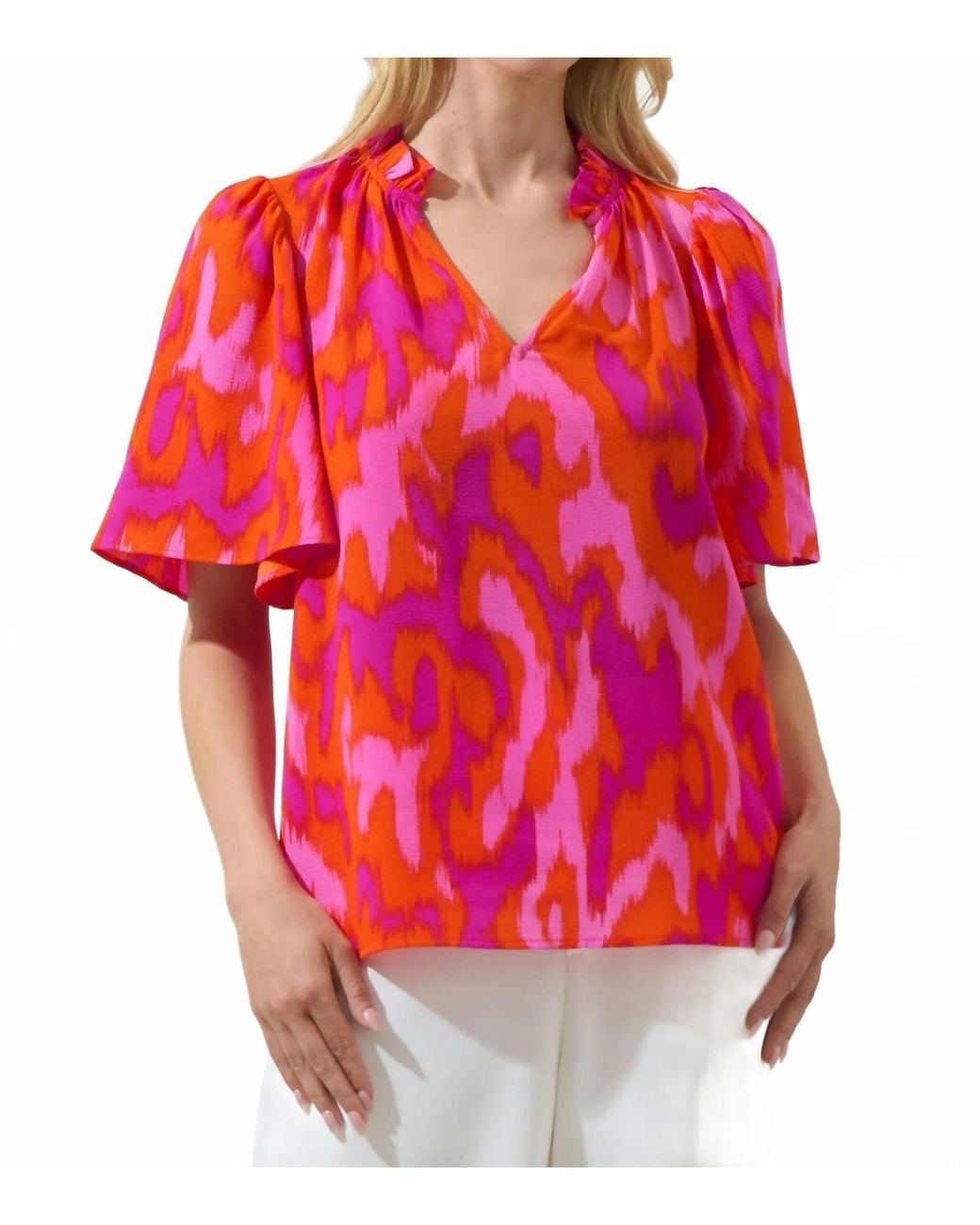 Sugarlips Red Ilsa Blouse