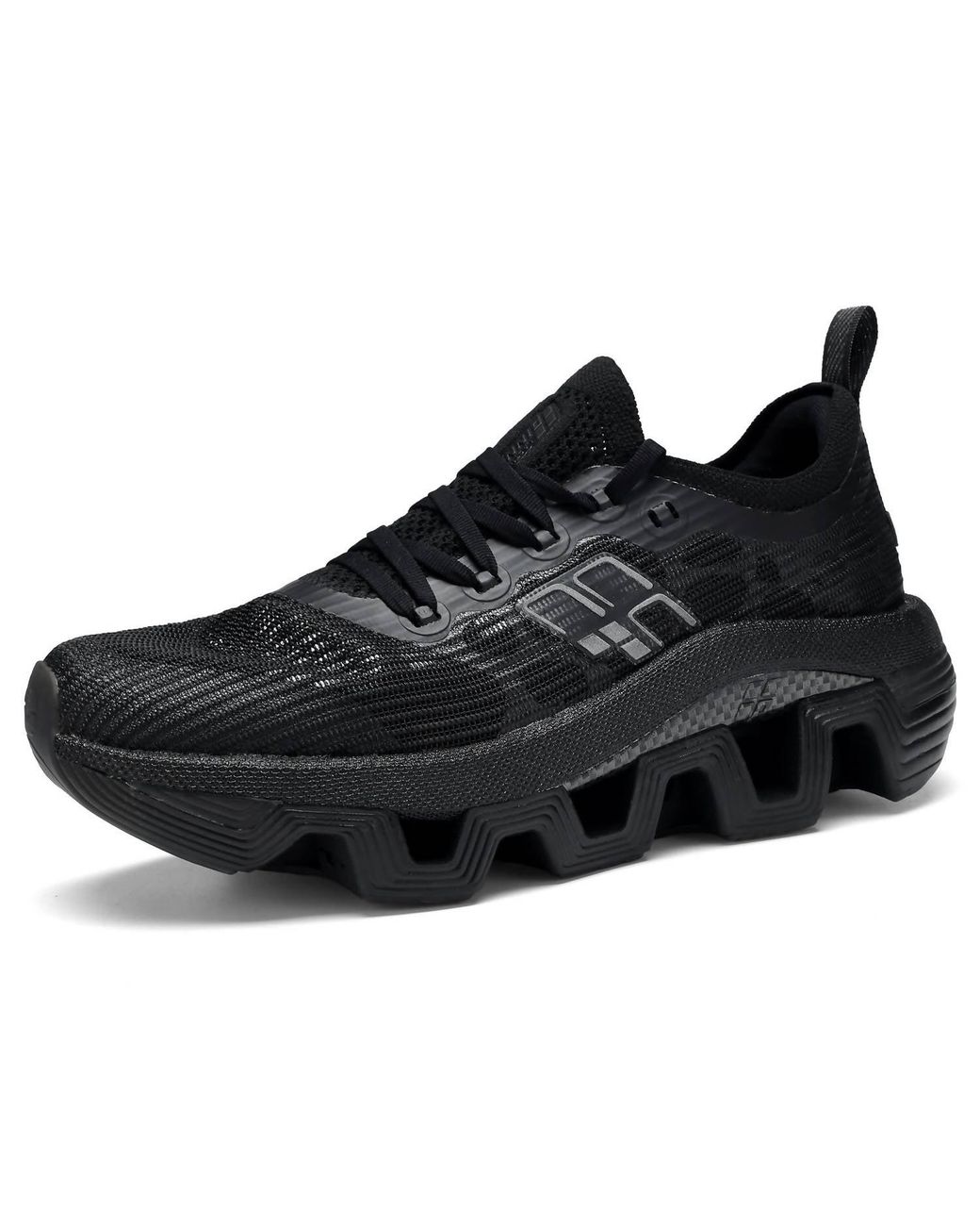 Pinnip Black Performance Sneakers Wave for men