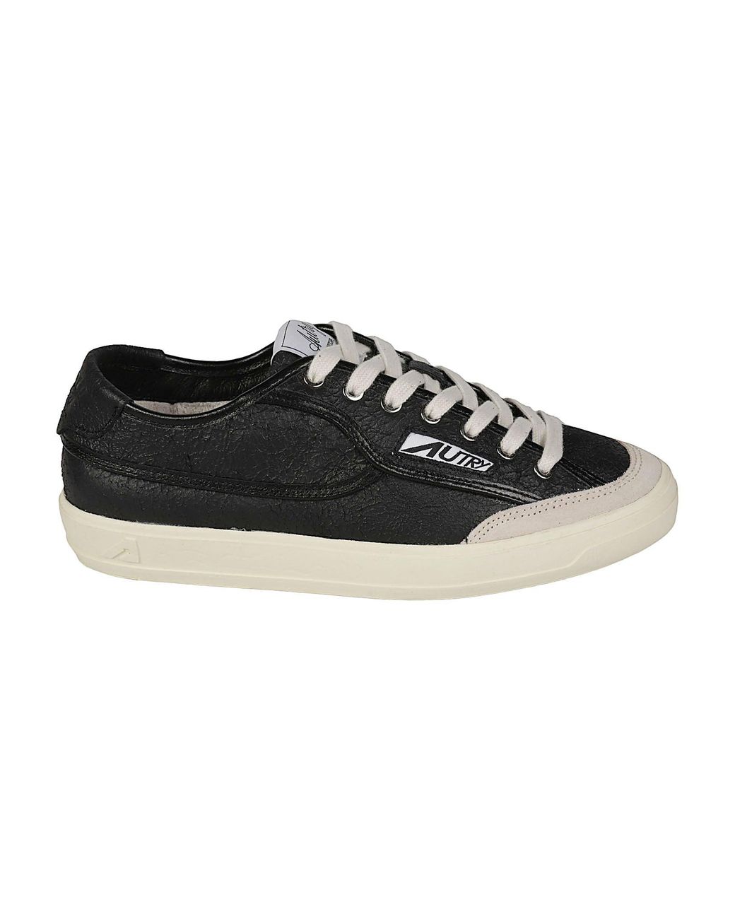 Autry Black Windscape Low Textured Sneakers
