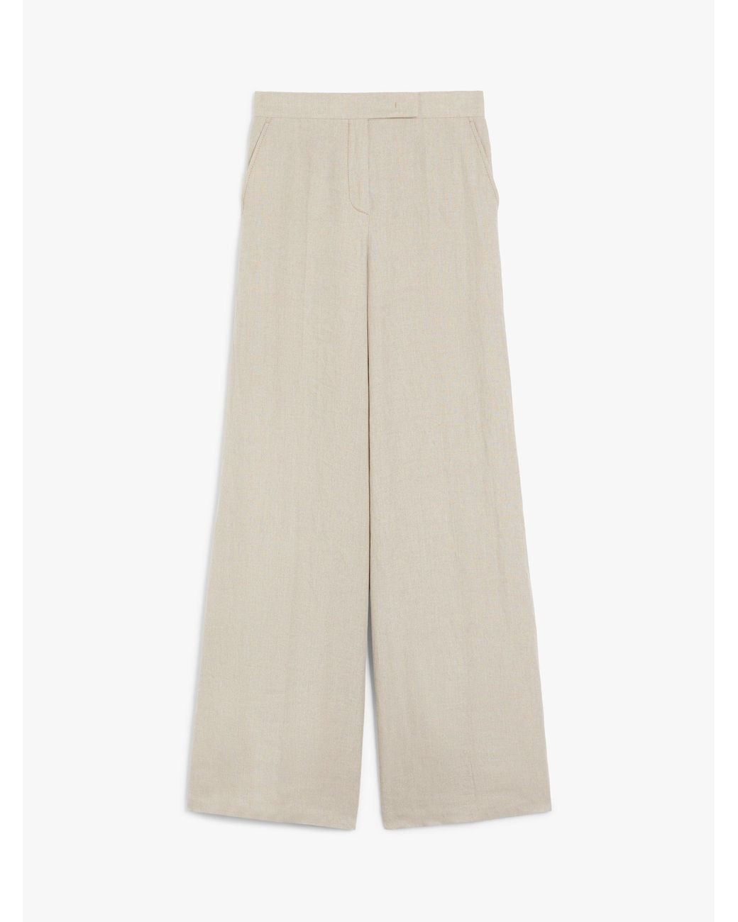 Max Mara White Sequoia Long Trouser