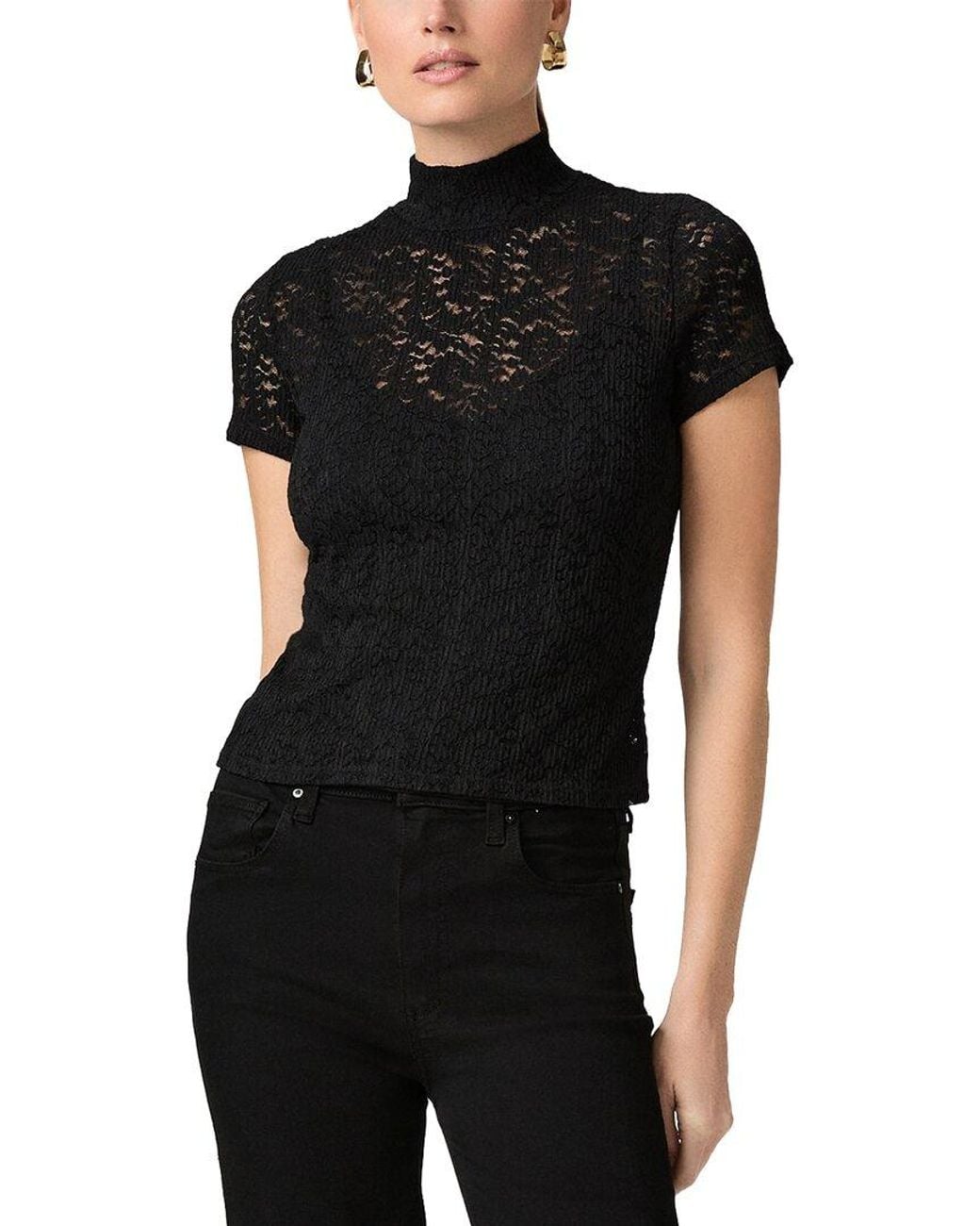 PAIGE Black June Tee