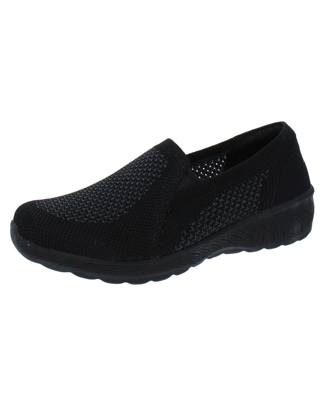 Skechers Uplifted Perfomance Lifestyle Slip on Sneakers in Black Lyst Skechers Uplifted Perfomance Lifestyle Slip on Sneakers in Black Lyst