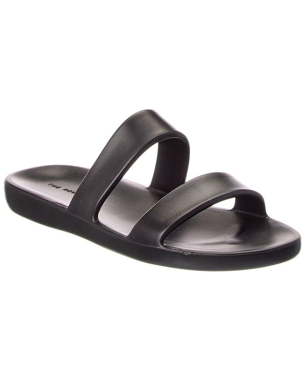 The Row Black Foam Sandal