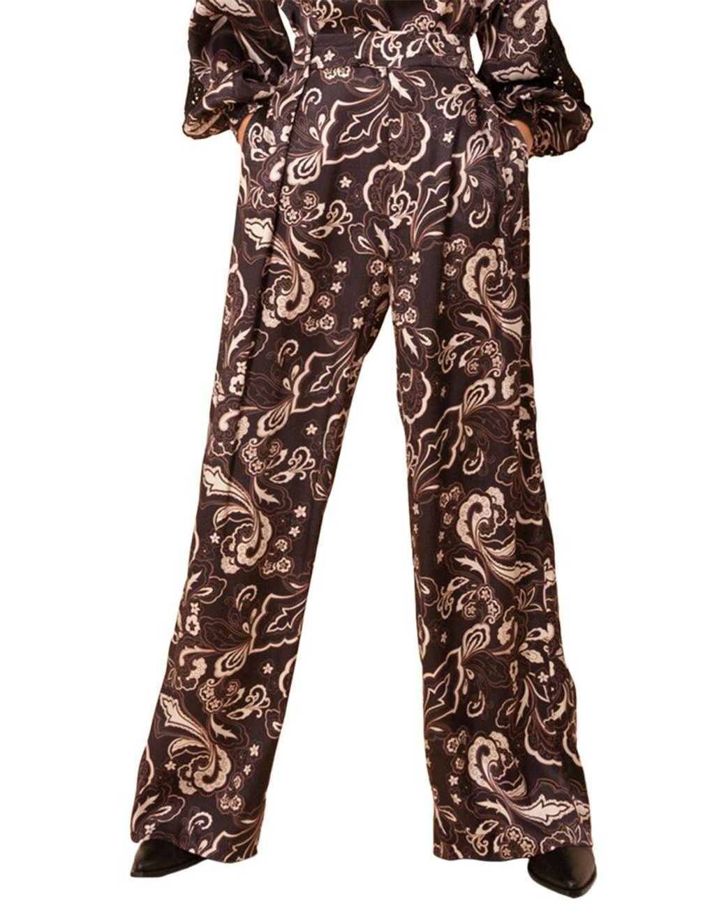 Hale Bob Brown Twill Pant