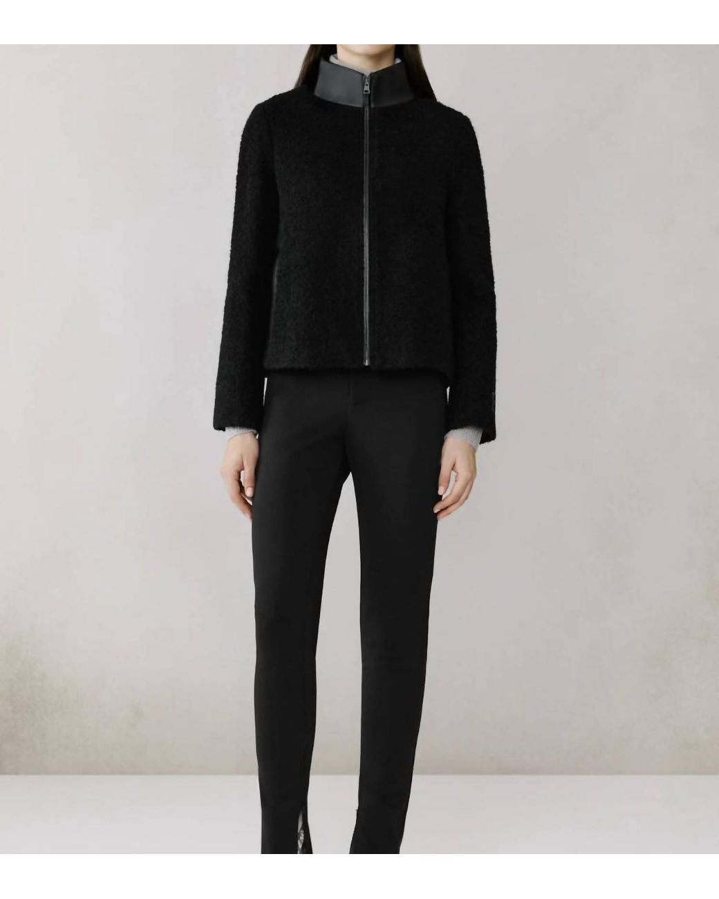 SOIA & KYO Black Ladies Wool Jacket