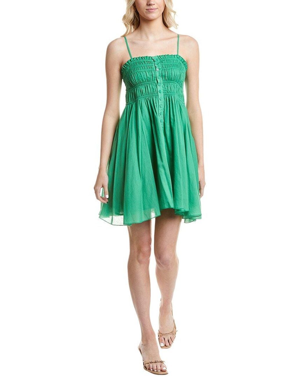 Marion Green Mini Dress