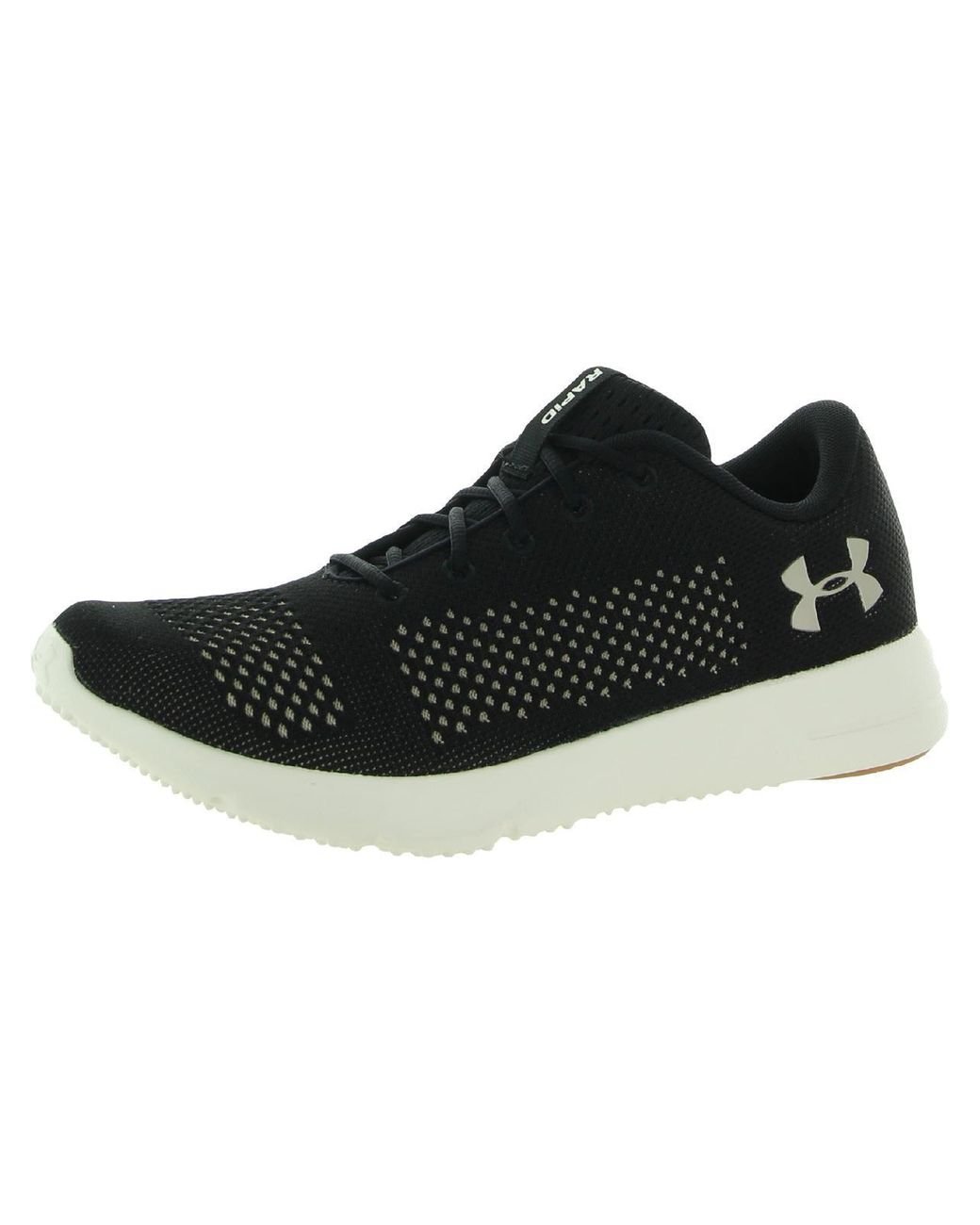 Under Armour Rapid Lightweight Flexible Running Shoes in Black | Lyst