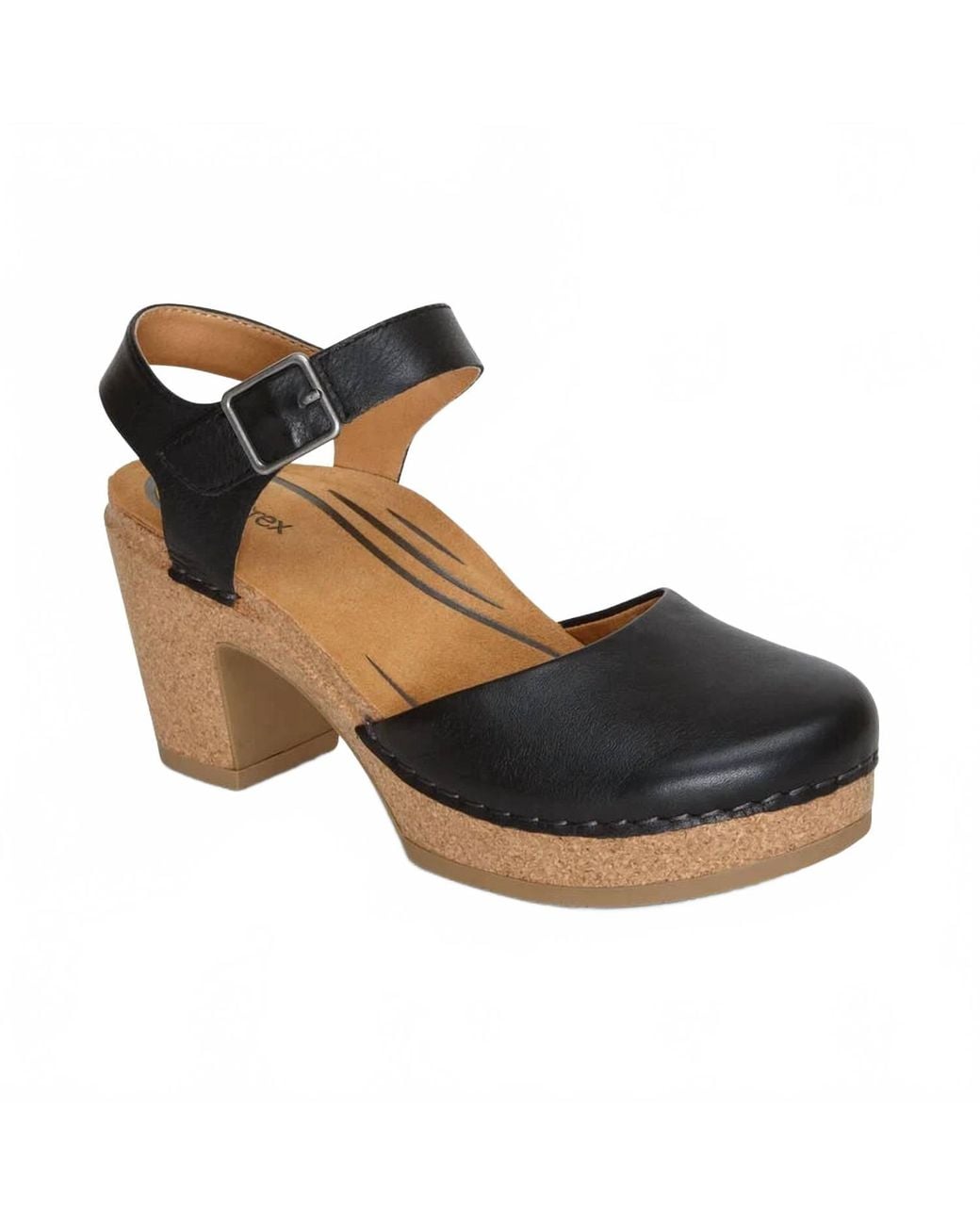 Aetrex Black Finley Heels