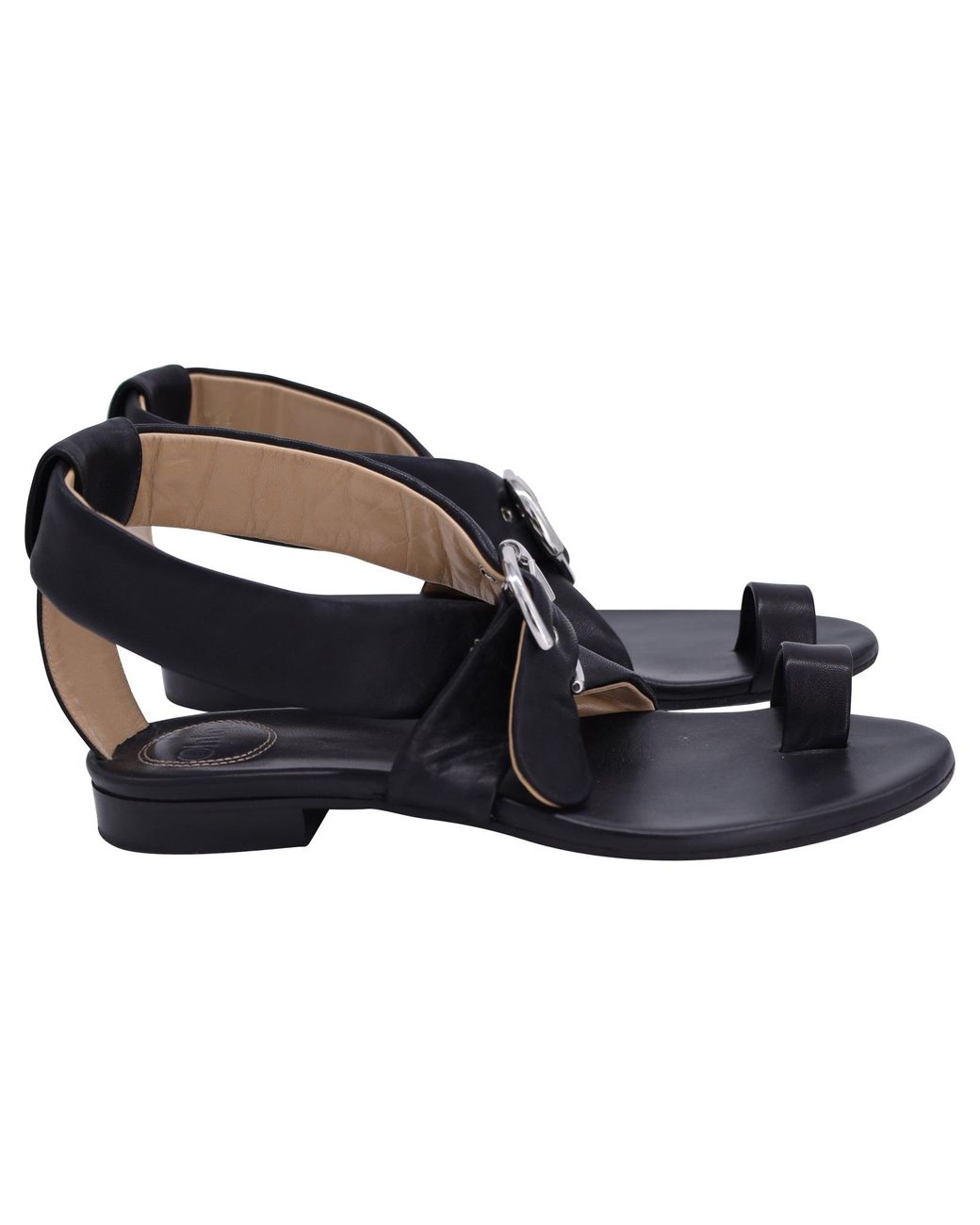 Chloe Roy Flat Sandals in Blue Lyst