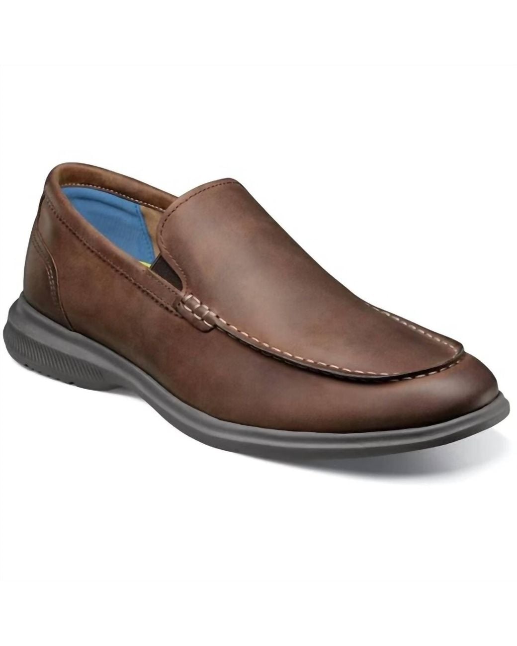 Florsheim Brown Hamptons Slip On for men