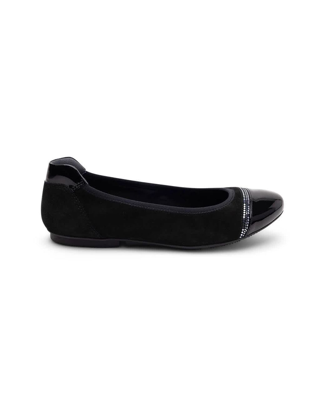 Hogan Black Sequinned Ballet Flats