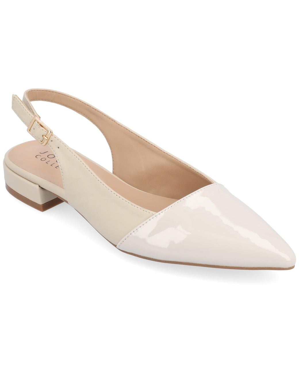 Journee Collection White Collection Bertie Flats