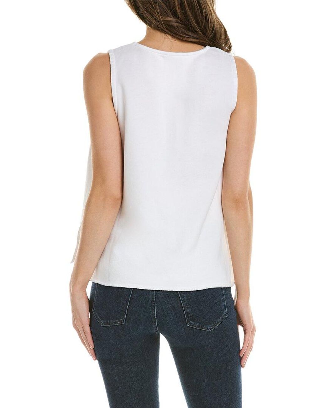 Eileen Fisher Tank in White | Lyst