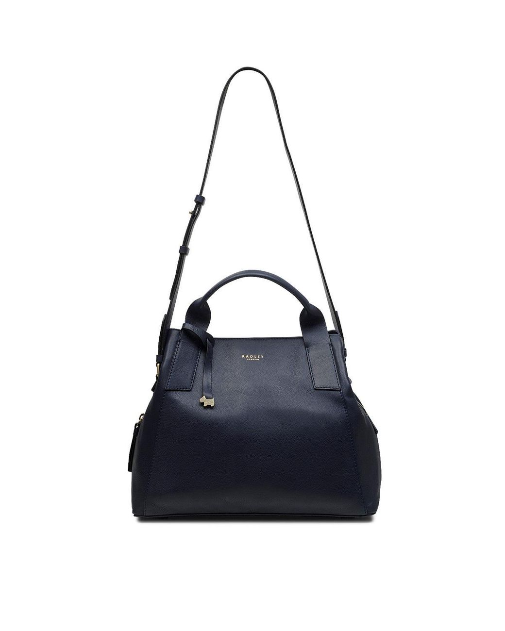 Radley Leather Baylis Road Medium Grab Satchel in Blue Lyst