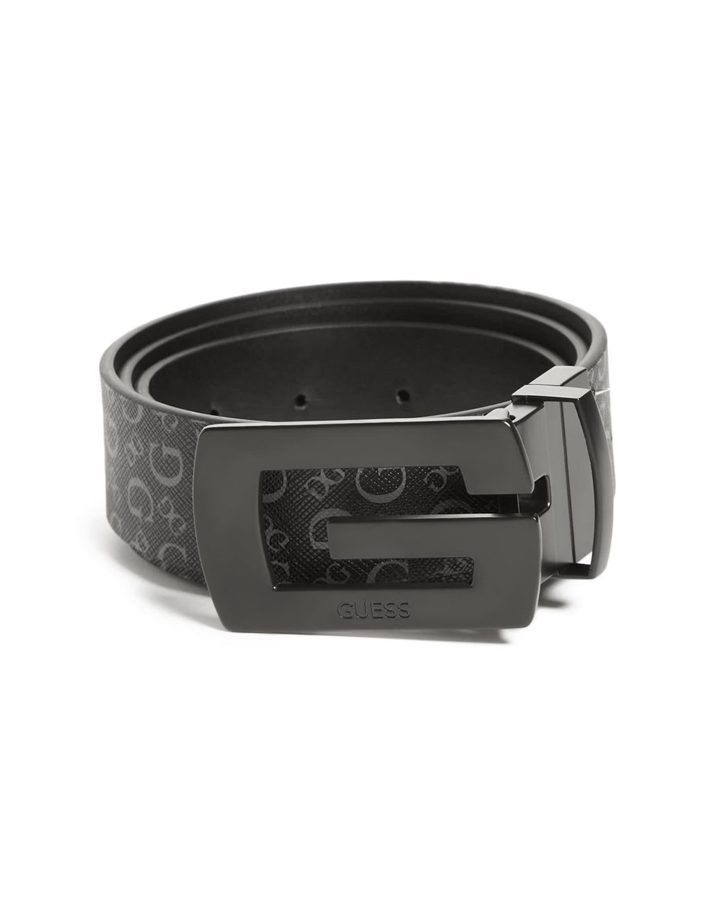 Guess Factory G Logo Buckle Reversible Belt in Black for Men | Lyst