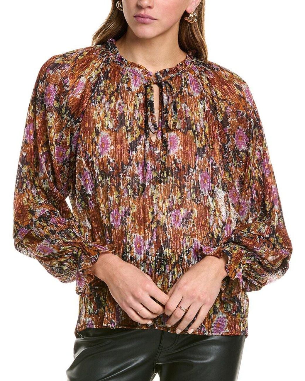 Ramy Brook Brown Ellie Blouse