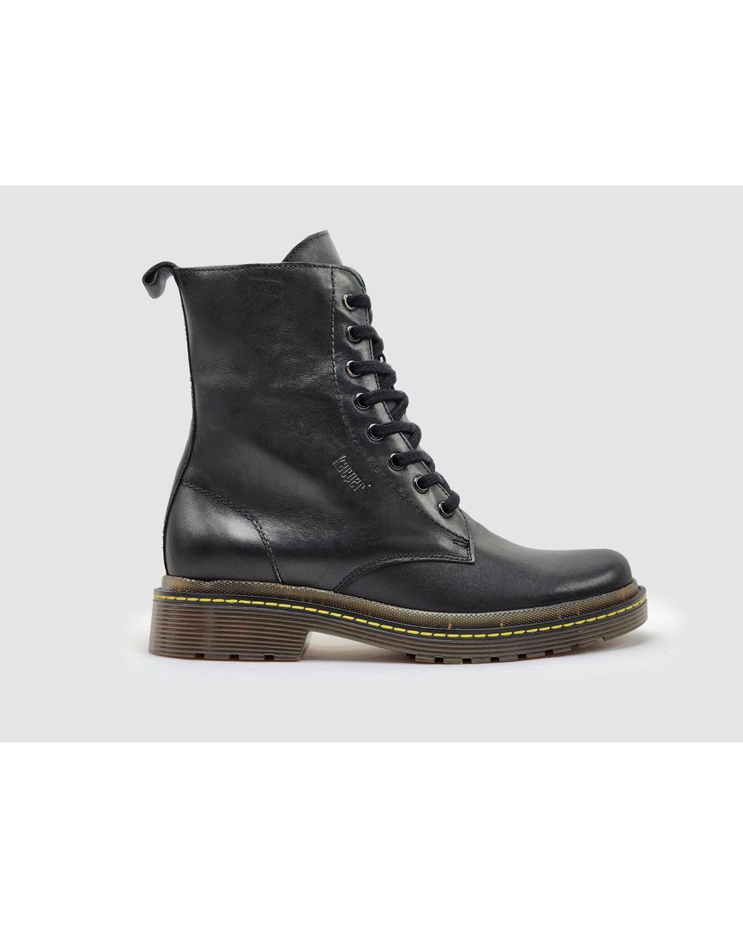 KCR Group Black Premium Mid Leather Boots