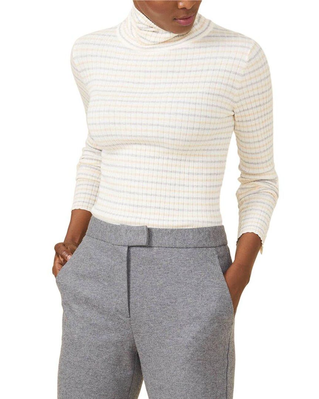 J.McLaughlin J. Mclaughlin Arlette Turtleneck in White | Lyst