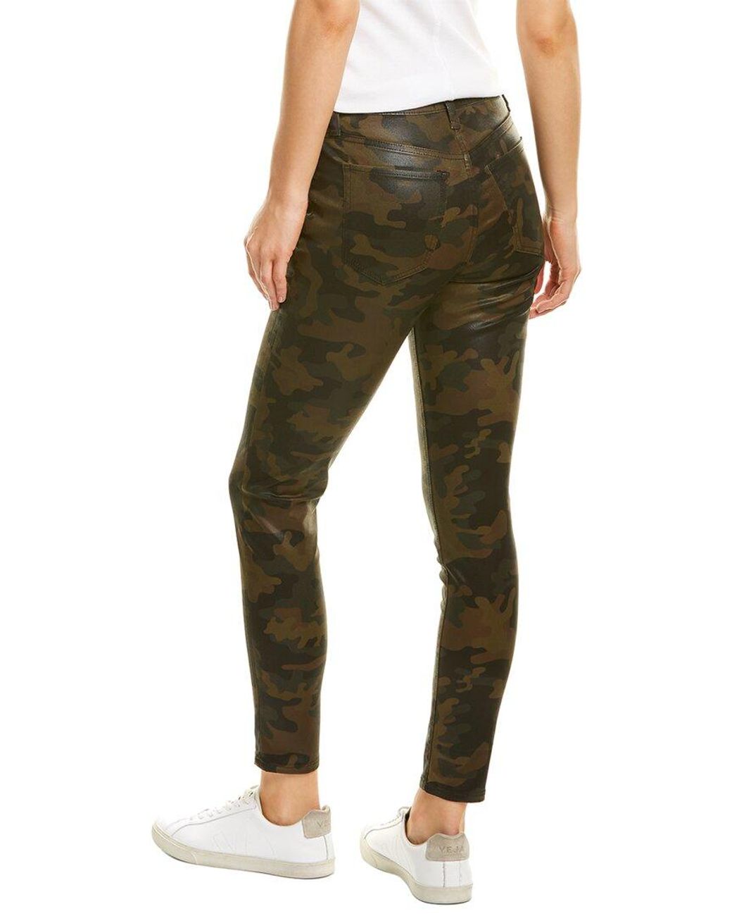 Joe's Jeans Joes Jeans The Charlie Coated Camo Print High-rise Skinny Ankle  Cut Jea in Green | Lyst