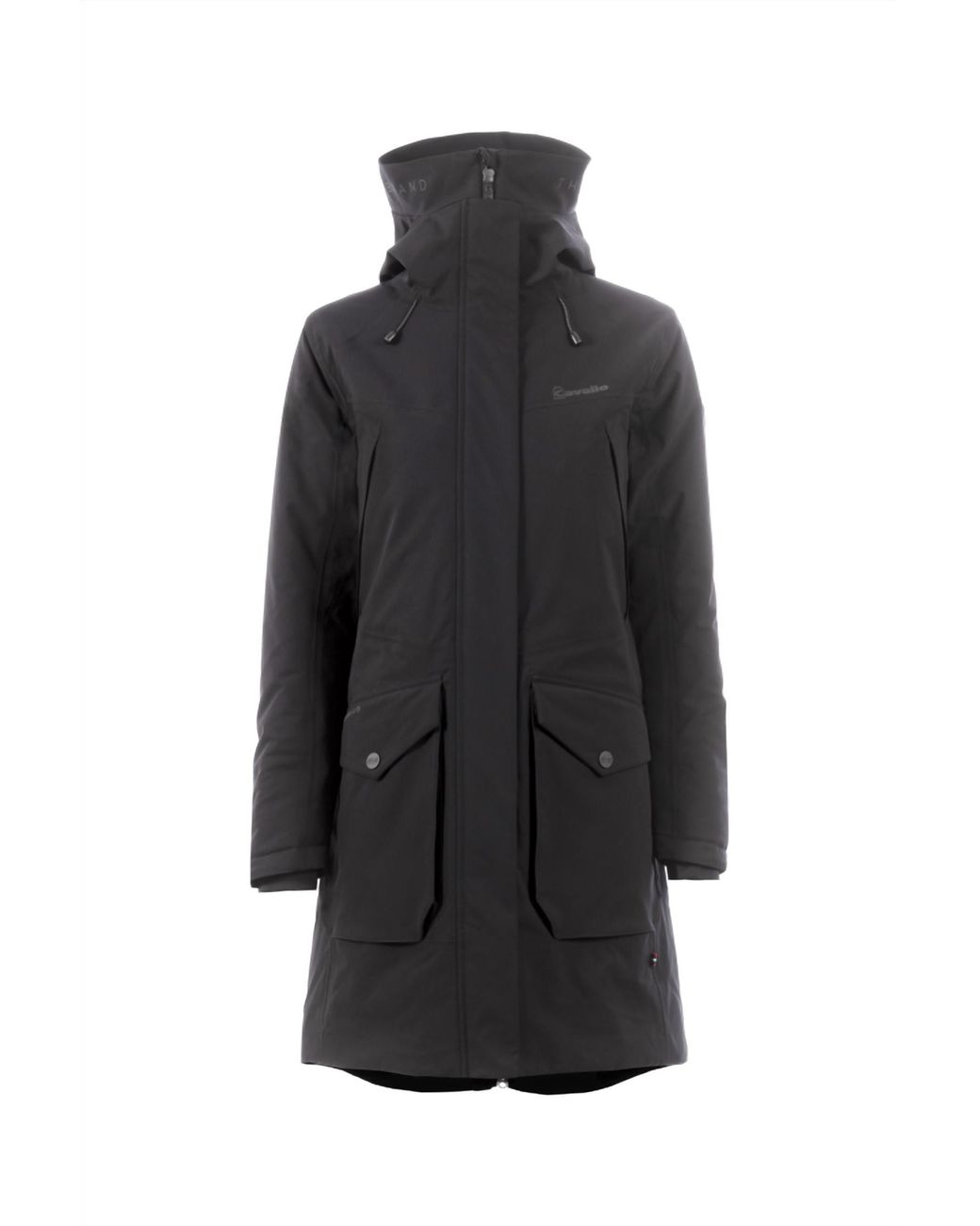 Cavallo Black Macie Waterproof Parka Jacket