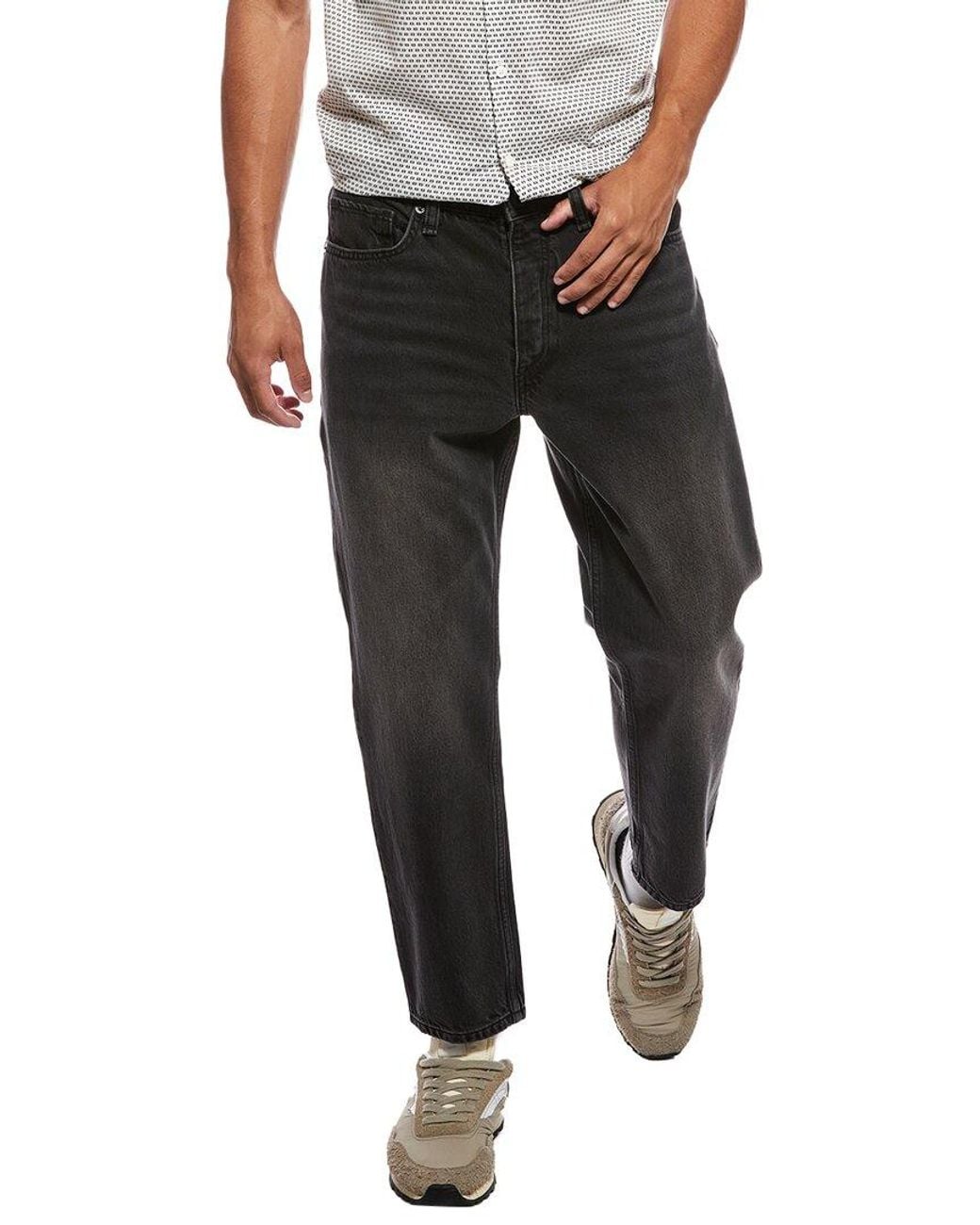 Rag & Bone Black Brady Straight Jean for men
