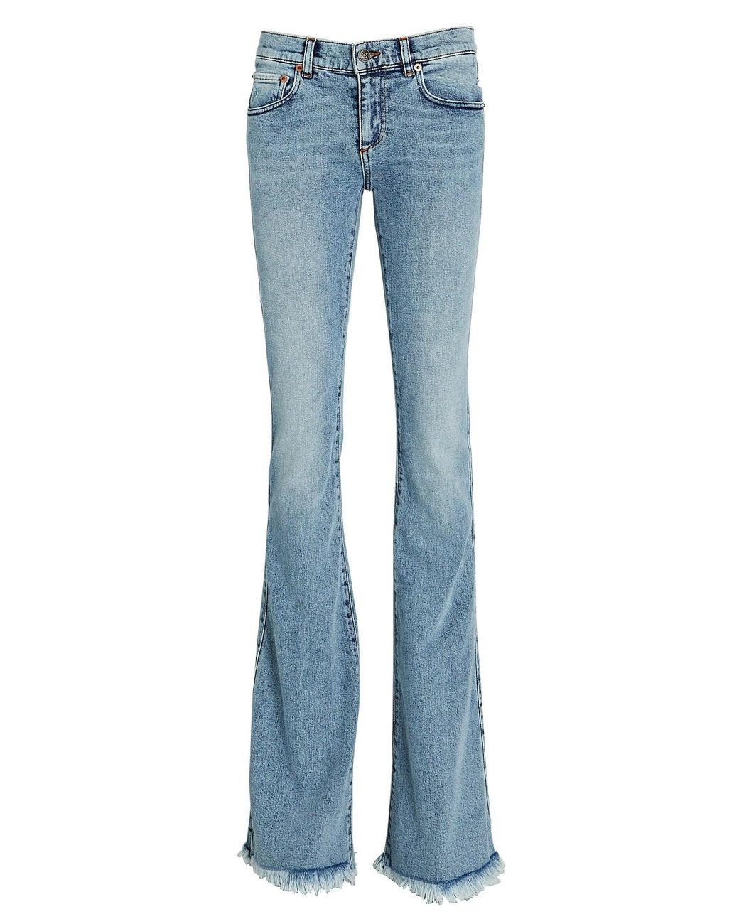 SER.O.YA Demi Mid-rise Flared Jeans in Blue | Lyst
