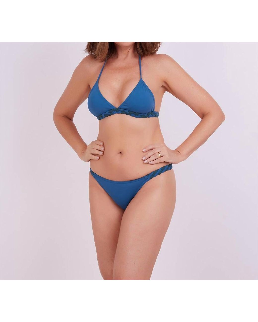 Bela Brand Blue Rede Bikini