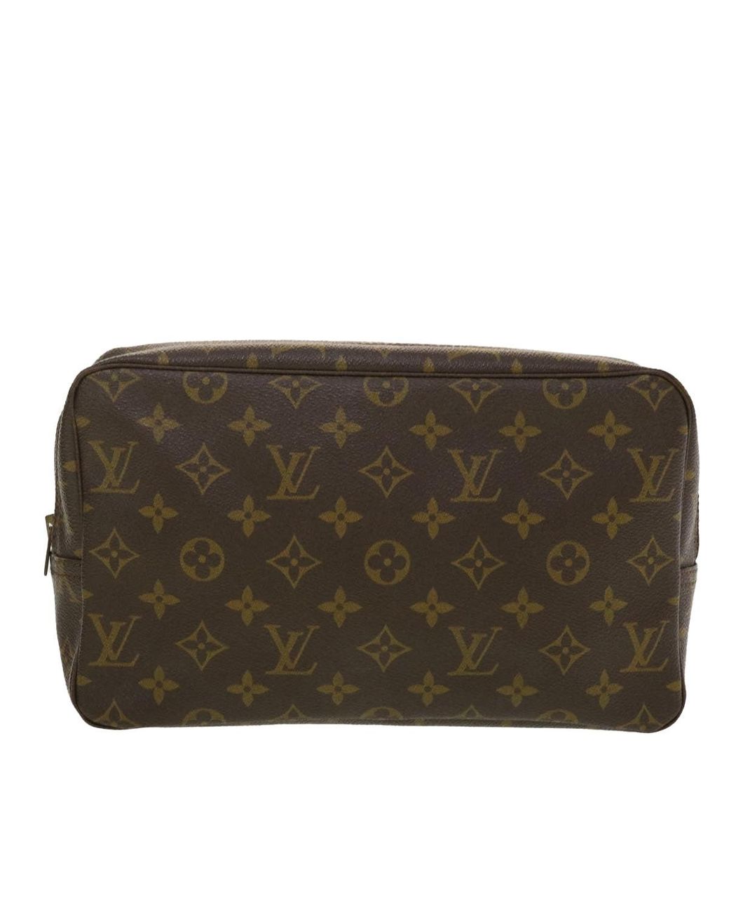 Louis Vuitton Trousse de Toilette Brown Canvas Handbag (Pre-Owned)