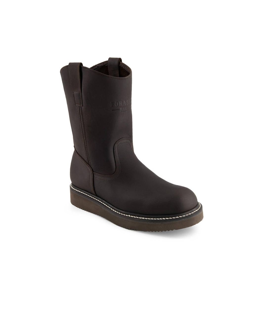 Forastero Black Real Leather Boots for men