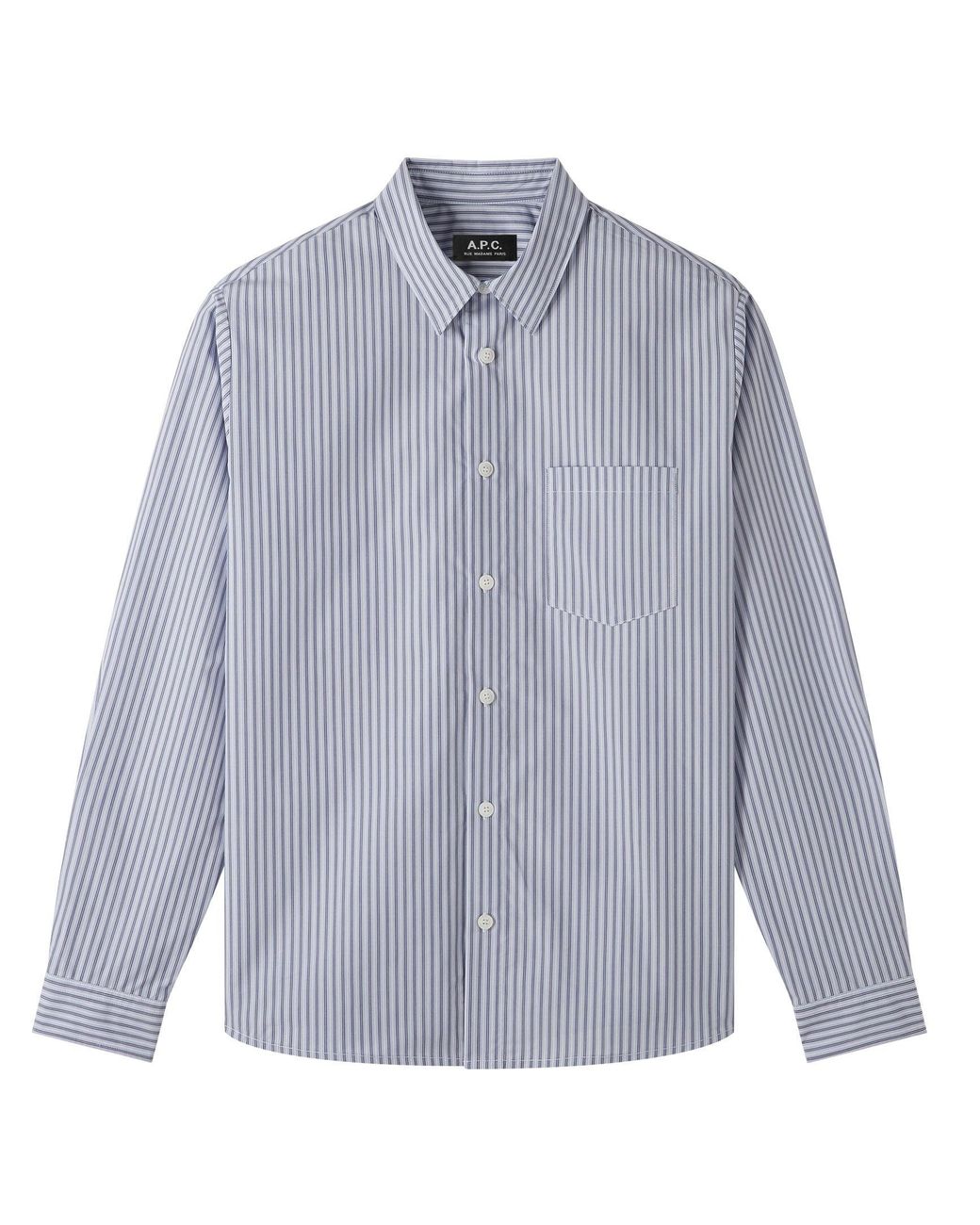 A.P.C. Blue Clãment Shirt for men
